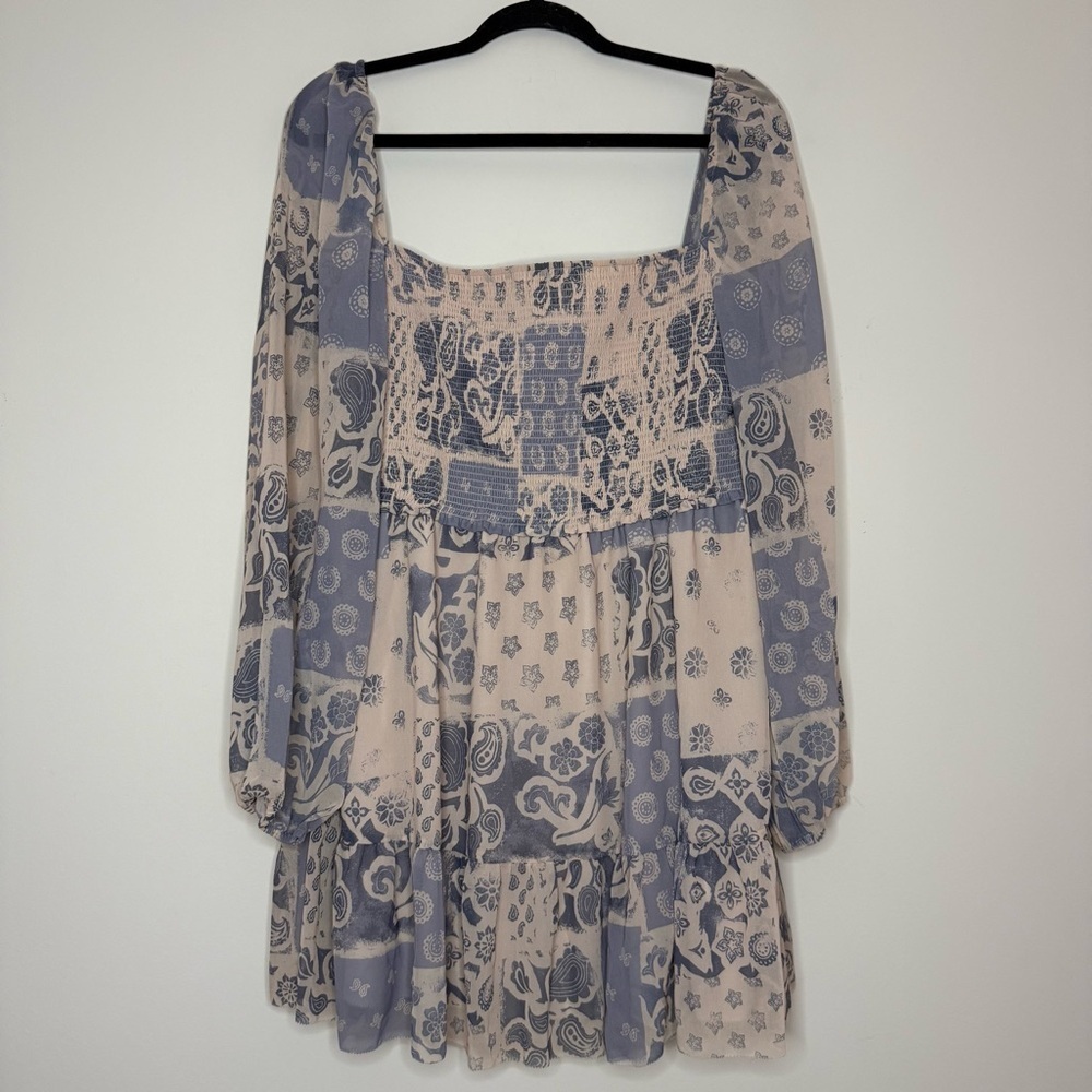 NWT ARITZIA WILFRED Tempest Cottagecore Coastal Cowgirl Southern Milkmaid Dress